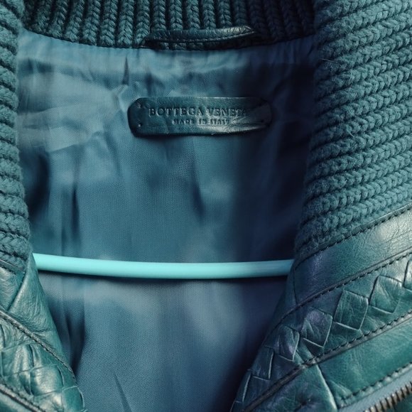 Rare AW16 Bottega Veneta Tomas Maier Leather Bomber Blouson Jacket Coat Luxury - Picture 4 of 8